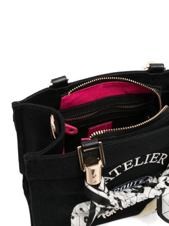 26SS 시크릿 폰 폰 토트백 SAINTTROPEZBAGS BLACK Black - SECRET PON PON