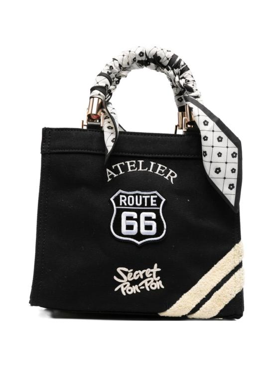 26SS 시크릿 폰 폰 토트백 SAINTTROPEZBAGS BLACK Black