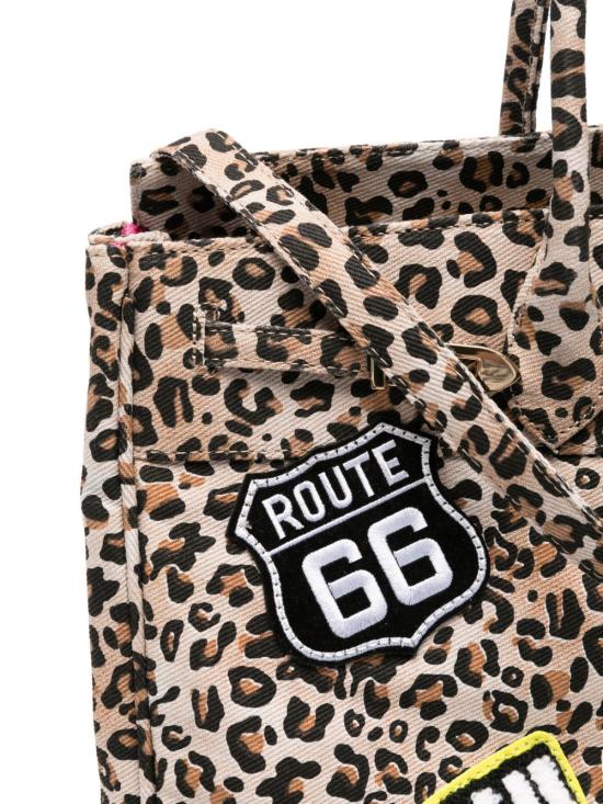 26SS 시크릿 폰 폰 토트백 GRACECANVASL LEOPARD Brown - SECRET PON PON