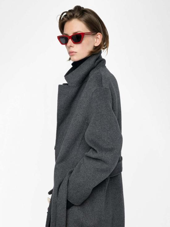  자딕앤볼테르 코트 Zadig & Voltaire 멜리  앤트러사이트 - ZADIG & VOLTAIRE