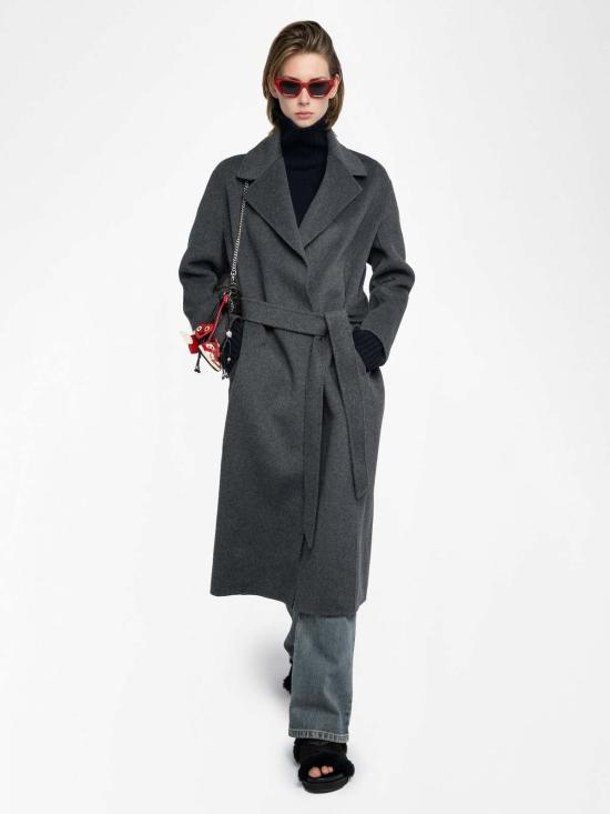  자딕앤볼테르 코트 Zadig & Voltaire 멜리  앤트러사이트 - ZADIG & VOLTAIRE