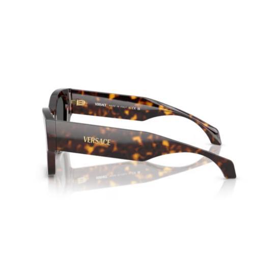 26SS 베르사체 선글라스 0Ve4492u 각진 호피무늬 - VERSACE