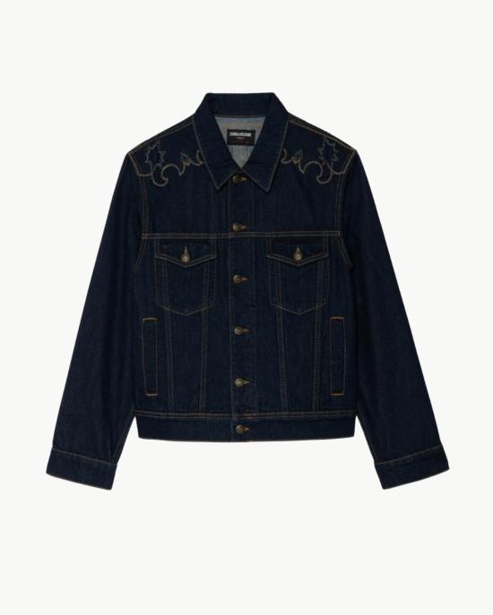  자딕앤볼테르 데님 자켓 Zadig & Voltaire Bases 웨스턴 데님 재킷 Brut