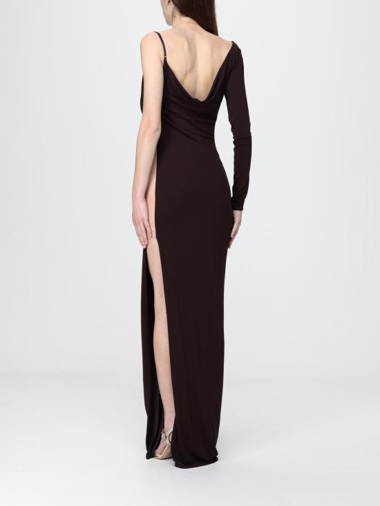 26SS 엘리자베타프랜치 롱 원피스 ABR4762E2 EV9 Brown - ELISABETTA FRANCHI