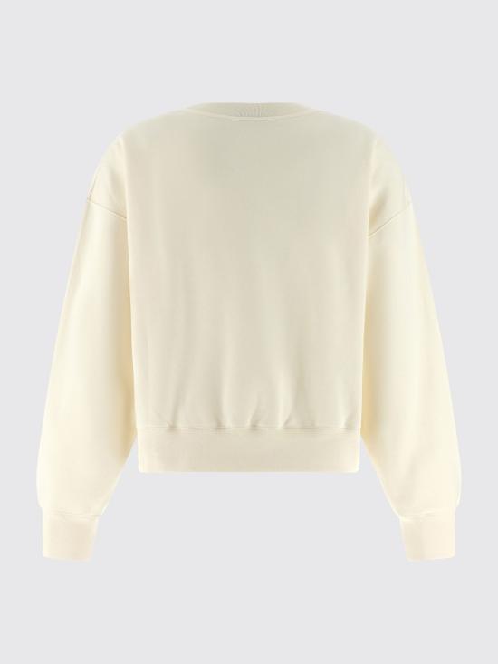 26SS 구찌 프린트 디테일 코튼 저지 스웨트셔츠 837931XJHQV 9733 Yellow Cream - GUCCI