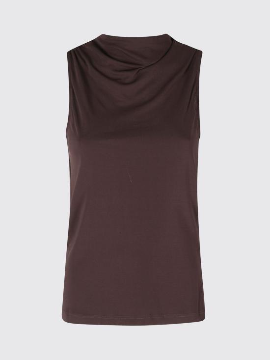 26SS 세미쿠튀르 탑 S6SQ02 T83 Brown - SEMI-COUTURE