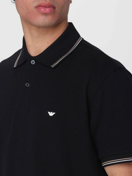 26SS 엠포리오 아르마니 폴로 티셔츠 EM004607AF23090 UC001 Black - EMPORIO ARMANI