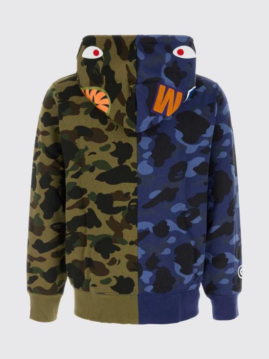 26SS 베이프 긴팔 티셔츠 001ZPM301005M Navy - BAPE