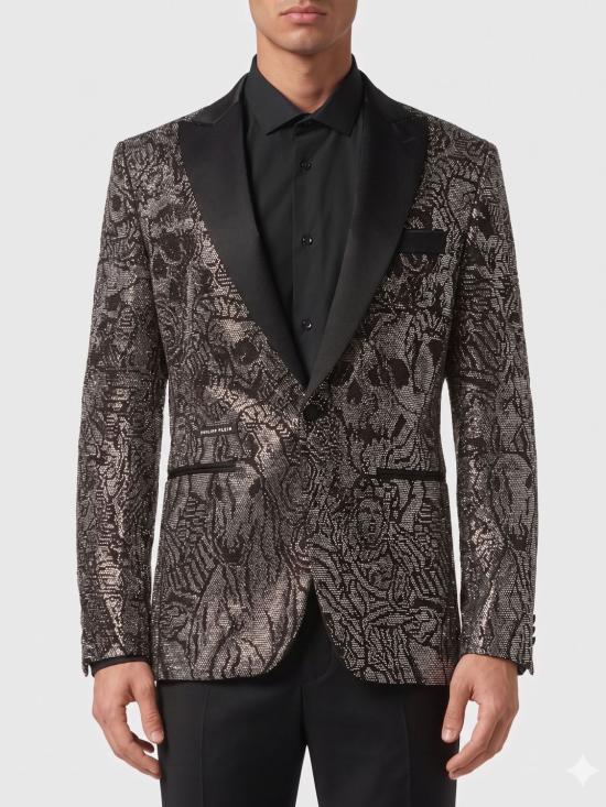26SS 필립 플레인 수트 자켓 AACCMRF1734PTE003N 02 Black
