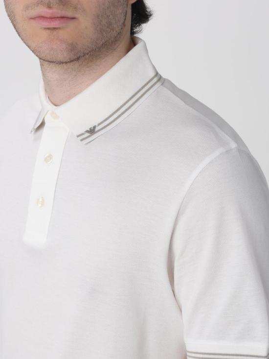 26SS 엠포리오 아르마니 폴로 티셔츠 EM005842AF12955 U0003 Ice - EMPORIO ARMANI