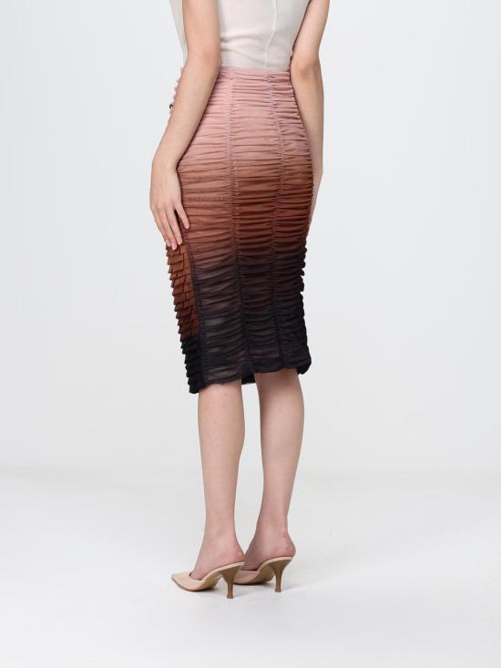 26SS 엘리자베타프랜치 미디 스커트 GO14662E2 FA6 Nude - ELISABETTA FRANCHI