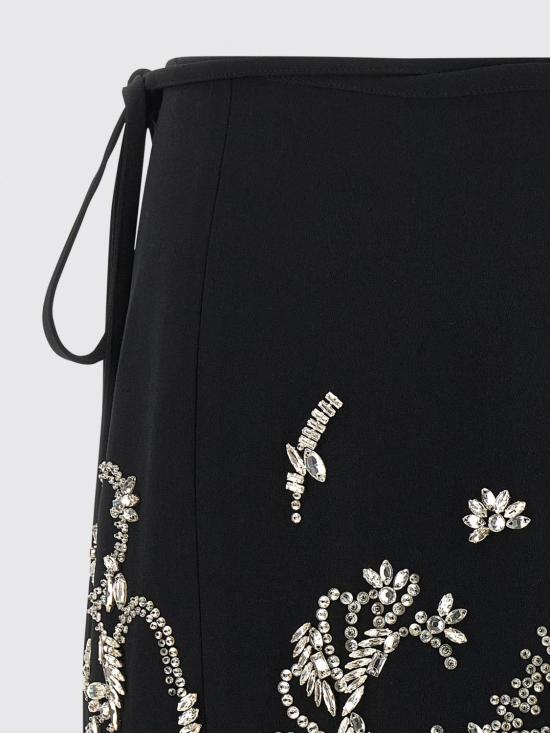 26SS 드리스 반 노튼 숏 스커트 2610106023210 900 Black - DRIES VAN NOTEN