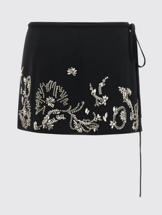 26SS 드리스 반 노튼 숏 스커트 2610106023210 900 Black - DRIES VAN NOTEN