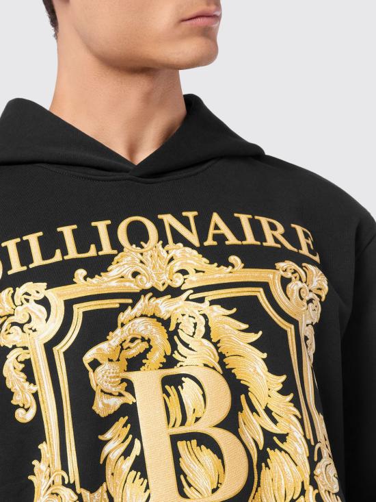26SS 빌리어네어 긴팔 티셔츠 IAECMJB3690BTE004N 02 Black - BILLIONAIRE