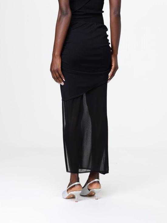 26SS 리비아나 콘티 롱 스커트 L6SE09 Y69 0 Black - LIVIANA CONTI
