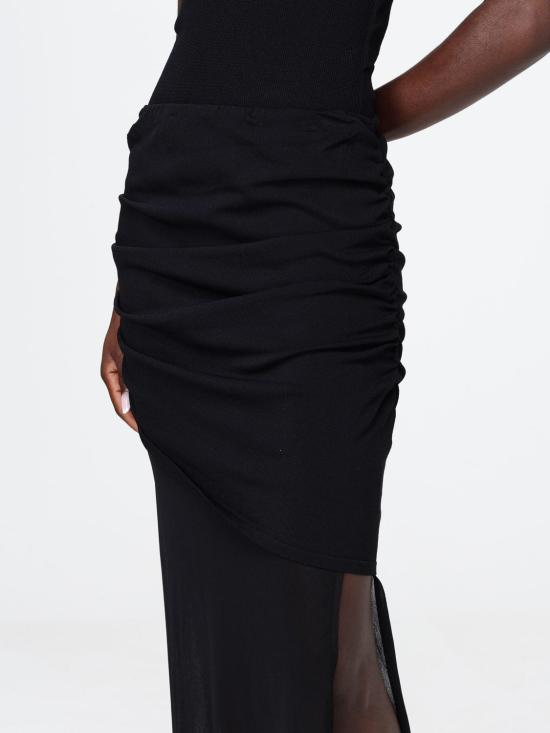 26SS 리비아나 콘티 롱 스커트 L6SE09 Y69 0 Black - LIVIANA CONTI