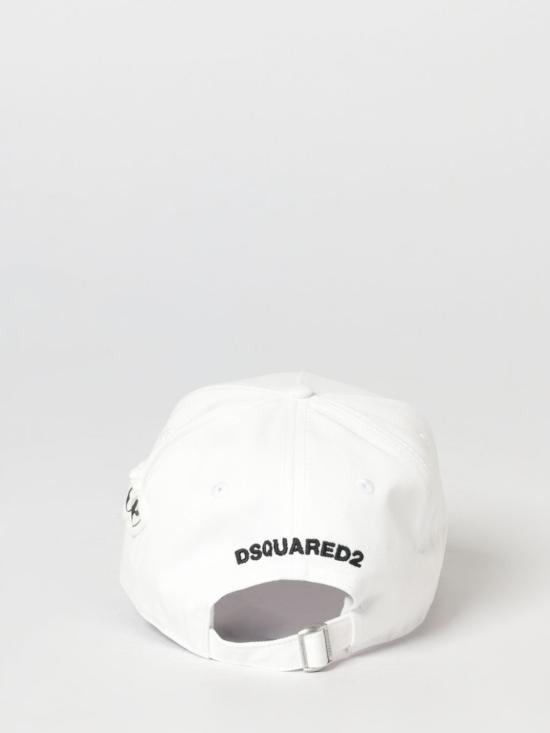 26SS 디스퀘어드2 모자 BCM099705C00001 1062 White - DSQUARED2