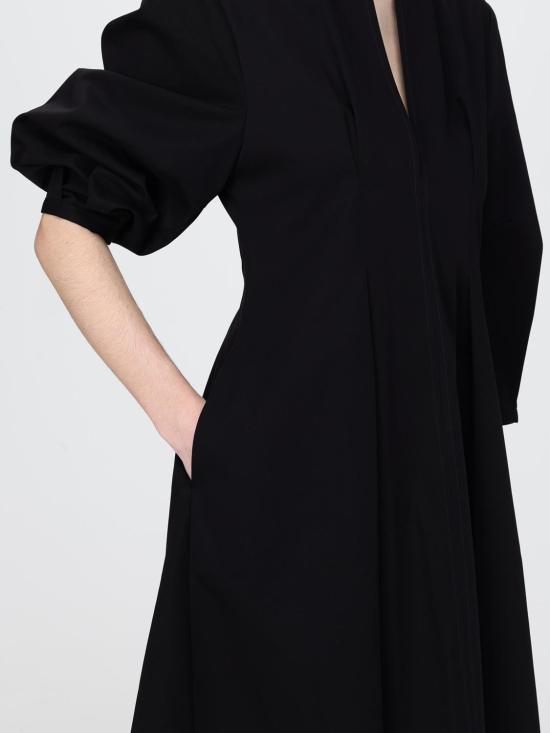 26SS 토템 롱 원피스 262WRD0336FB0490 001 Black - TOTEME