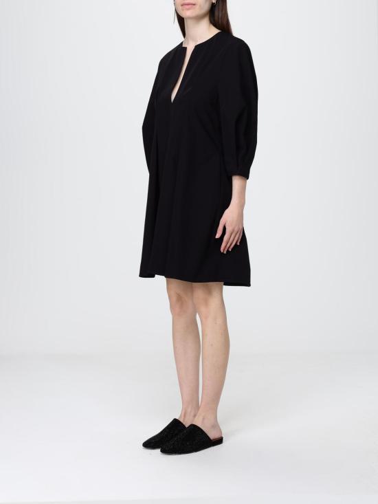 26SS 토템 롱 원피스 262WRD0336FB0490 001 Black - TOTEME