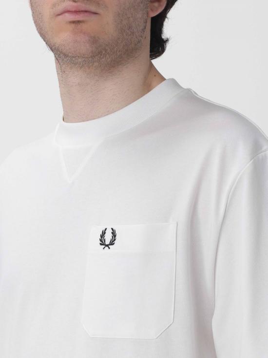 26SS 프레드페리 반팔 티셔츠 M2408 129 White - FRED PERRY