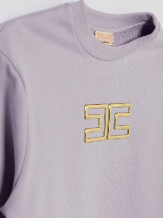 26SS [키즈] 엘리자베타프랜치 풀오버 EGFE0600FF002 8025 Lilac - ELISABETTA FRANCHI