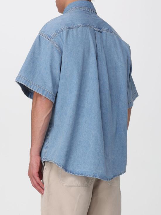26SS 칼하트 WIP 숏슬리브 루카스 셔츠 I034575 0135 Gnawed Blue - CARHARTT WIP
