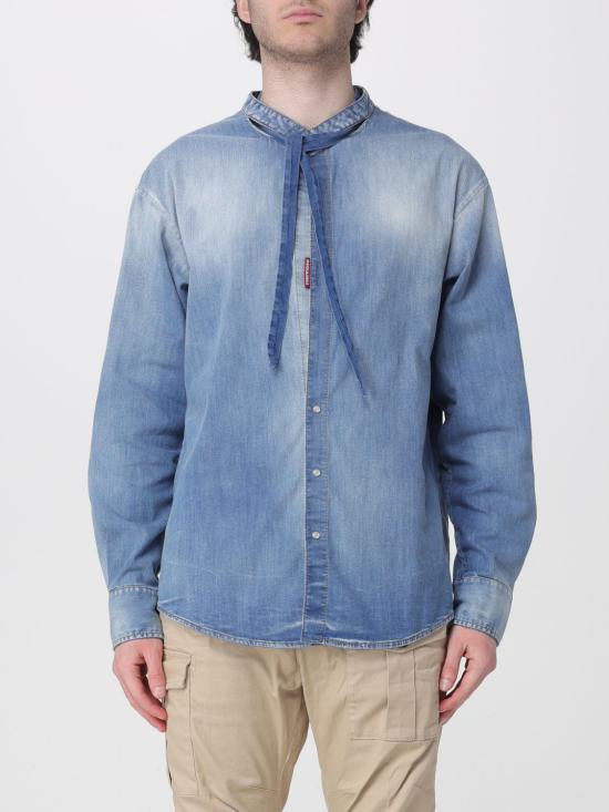 26SS 디스퀘어드2 데님 셔츠 S71DM0832S30341 470 Navy
