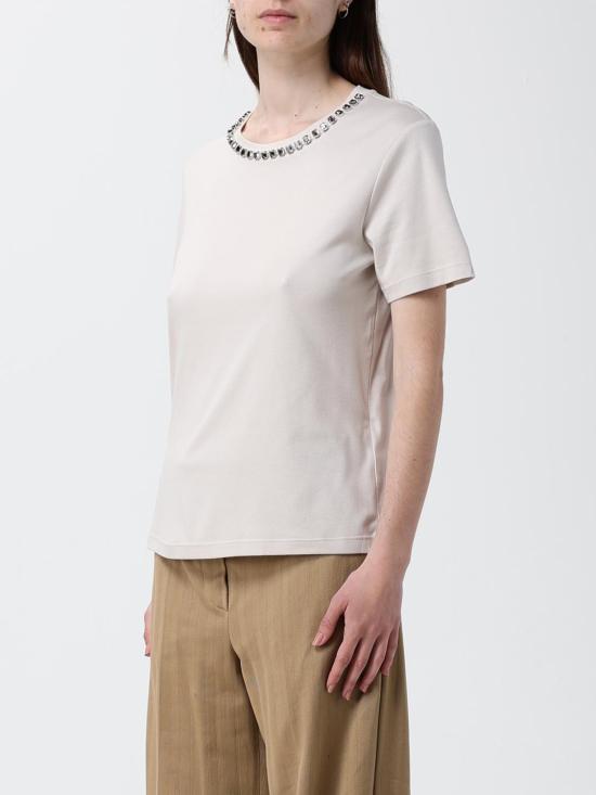 26SS 에스막스마라 반팔 티셔츠 2619971013600 001 Grey - 'S MAX MARA