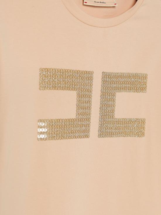 26SS [키즈] 엘리자베타프랜치 티셔츠 EFTS2590JE006 C125 Pink - ELISABETTA FRANCHI