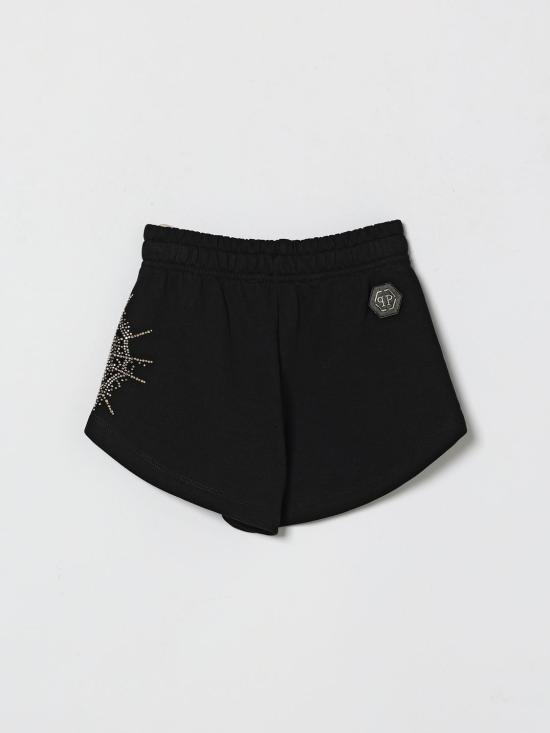 26SS [키즈] 필립 플레인 쇼츠/버뮤다 S6PHJGSH181 110 Black - PHILIPP PLEIN