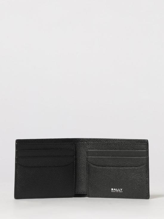 26SS 발리 에센셜 로고 반지갑 MLW08HVT574 U901P Black - BALLY