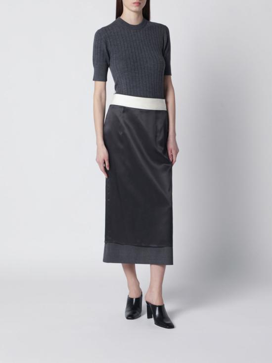 26SS 로에 스커트 41832067 021 Grey - ROHE