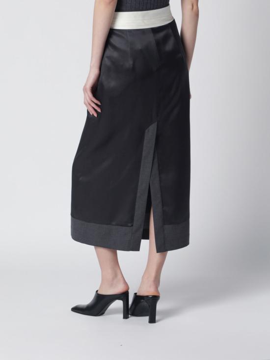 26SS 로에 스커트 41832067 021 Grey - ROHE