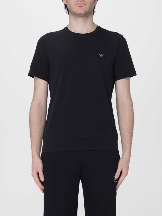 26SS 엠포리오 아르마니 반팔 티셔츠 EM000391AF18881 MC005 Black