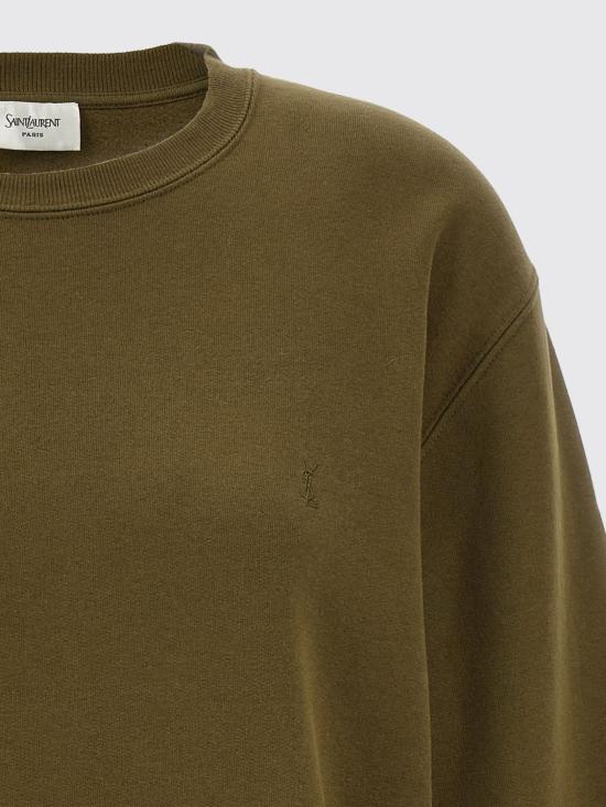 26SS 생로랑 스웨터 823184Y36SW 3050 Green - SAINT LAURENT