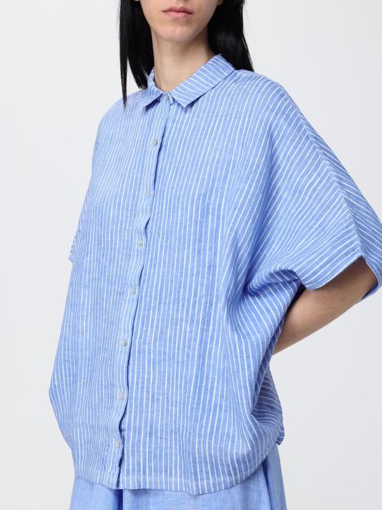 26SS 120 리노 셔츠 33ALIW1PLA000G47033ALIW S00023 Avion - 120 LINO