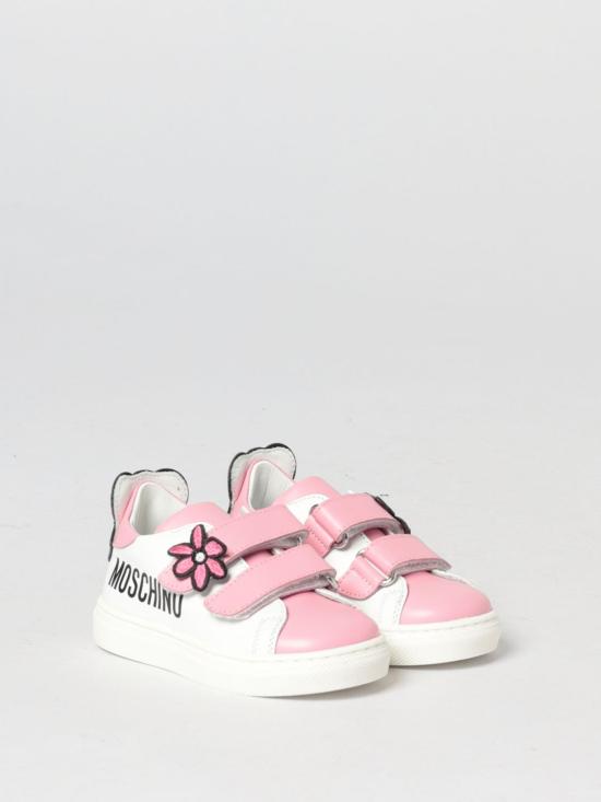 26SS [키즈] 모스키노 슈즈 82956 01 Pink - MOSCHINO