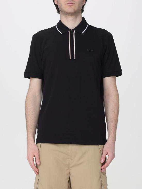 26SS 보스 폴로 티셔츠 50555698 001 Black