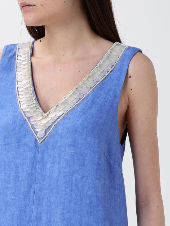 26SS 120 리노 롱 원피스 33ALIW4PKE000047633ALIW S00023 Avion - 120 LINO