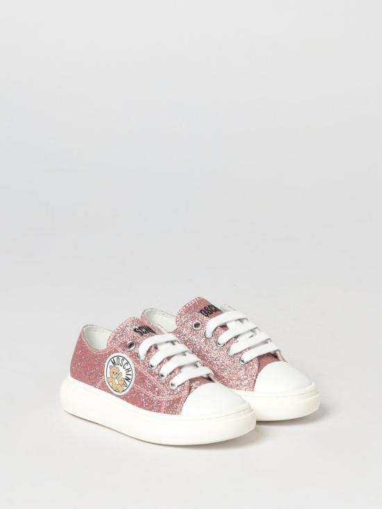 26SS [키즈] 모스키노 슈즈 83085 01 Pink - MOSCHINO