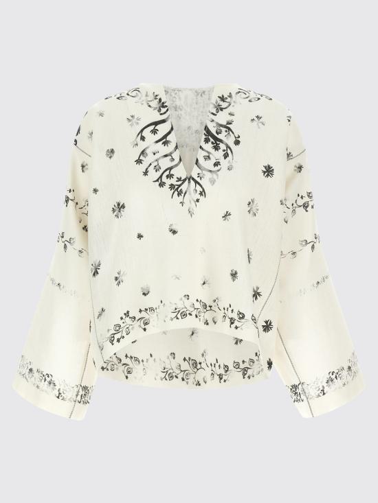 26SS 알베르타 페레티 탑 02100152 1006 White - ALBERTA FERRETTI