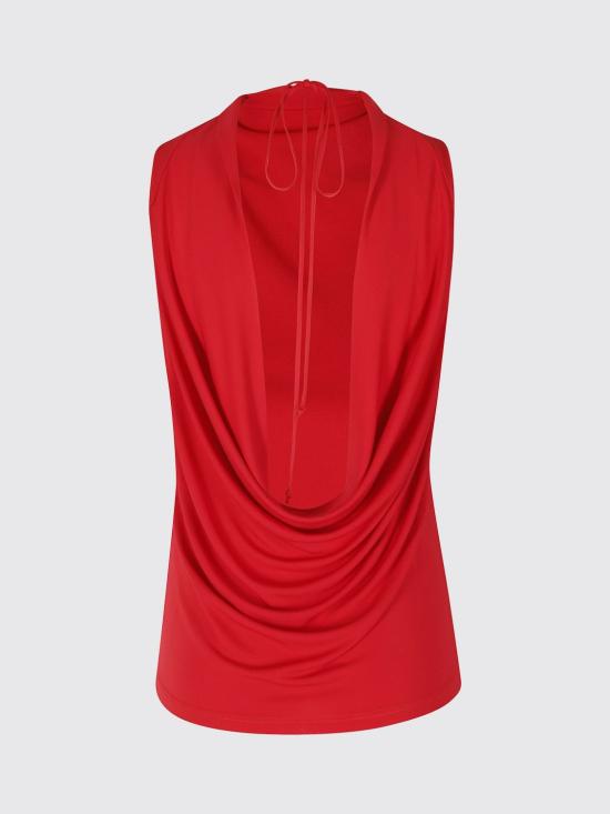 26SS 세미쿠튀르 탑 S6SQ02 D10 Red - SEMI-COUTURE