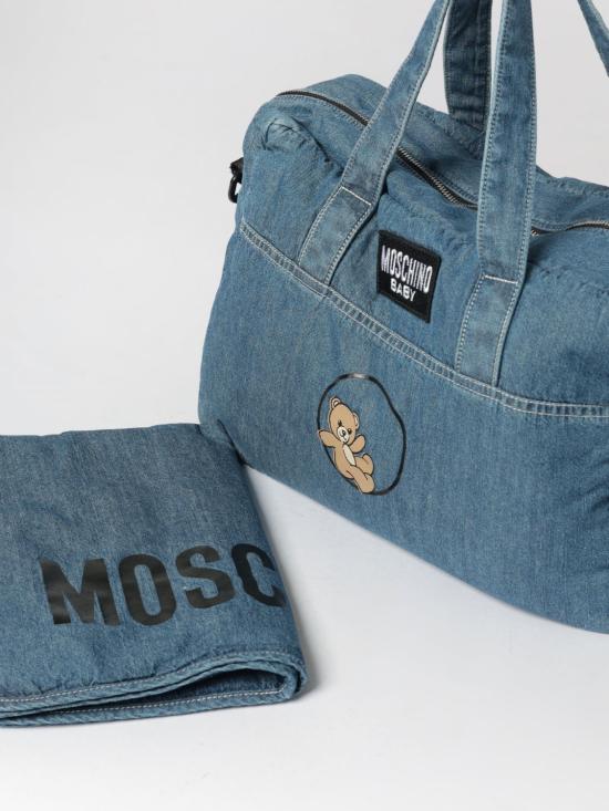 26SS [키즈] 모스키노 가방 MUX05PL0E45 40188 Blue - MOSCHINO