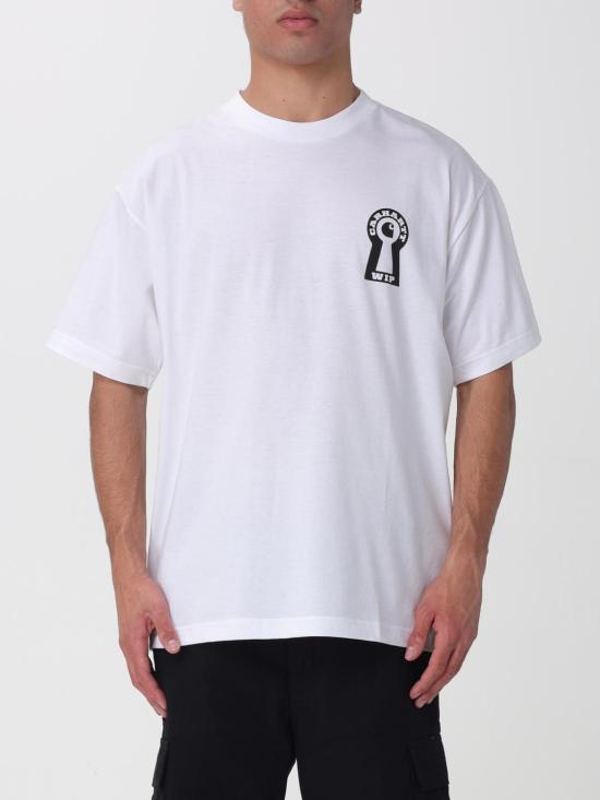 26SS 칼하트 WIP 숏슬리브 락 티셔츠 I036230 02XX White