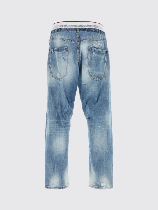 26SS 디스퀘어드2 데님 팬츠 S71LB1734D30038 470 Navy - DSQUARED2