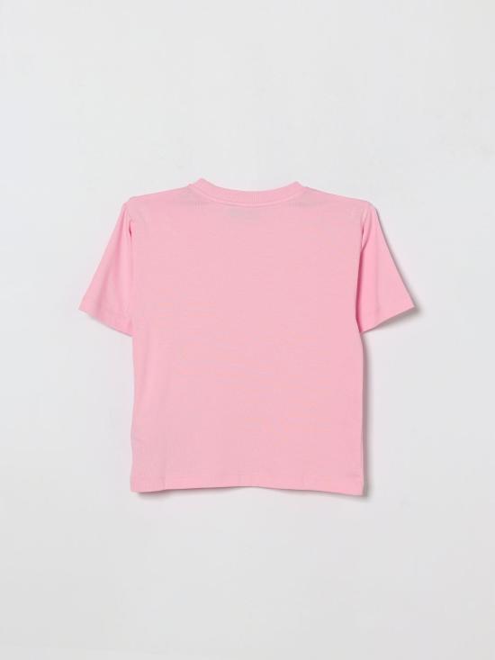 26SS [키즈] 모스키노 티셔츠 HDM076LBA00 51473 Pink - MOSCHINO