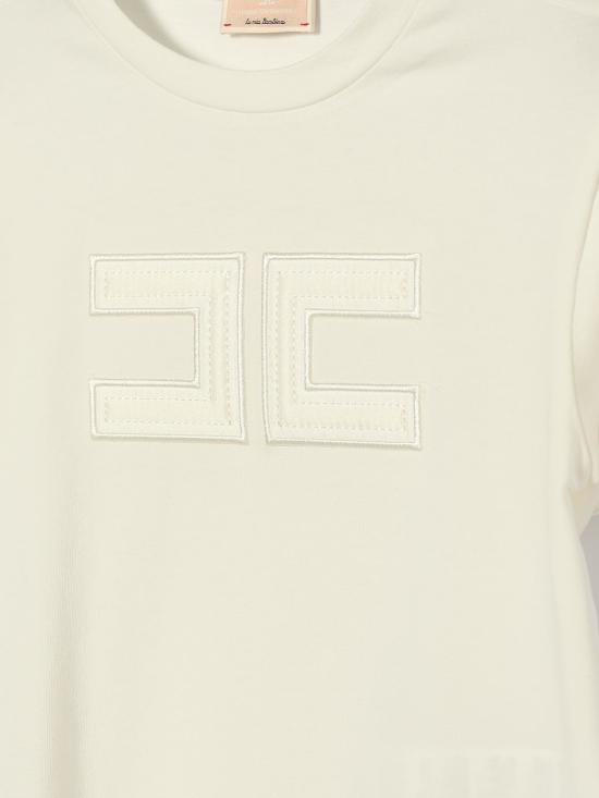 26SS [키즈] 엘리자베타프랜치 티셔츠 EGTS1100JE006 0195 White - ELISABETTA FRANCHI