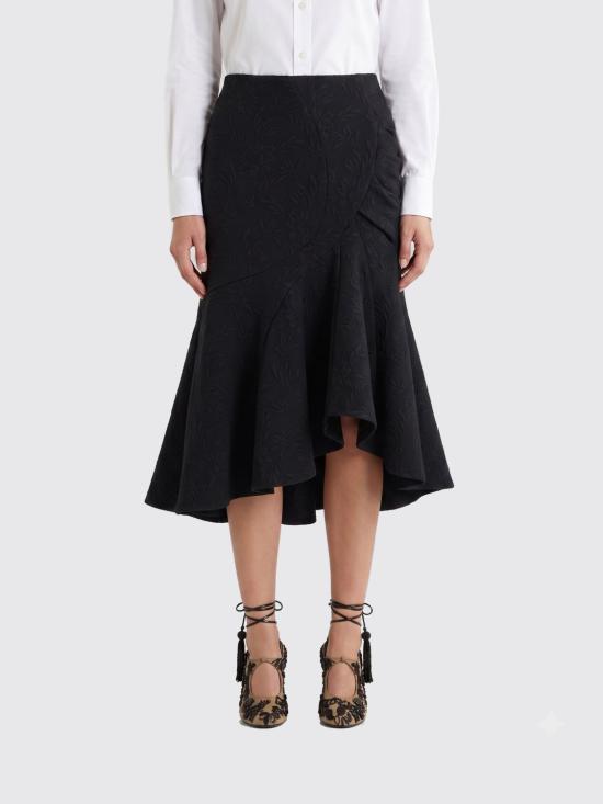 26SS 드리스 반 노튼 스커트 2610108213265 900 Black