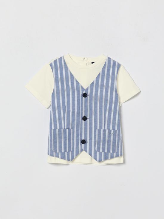 26SS [키즈] 페이 티셔츠 FY8531Z3708 101BL White