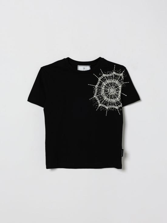 26SS [키즈] 필립 플레인 티셔츠 S6PHJBTH074 110 Black